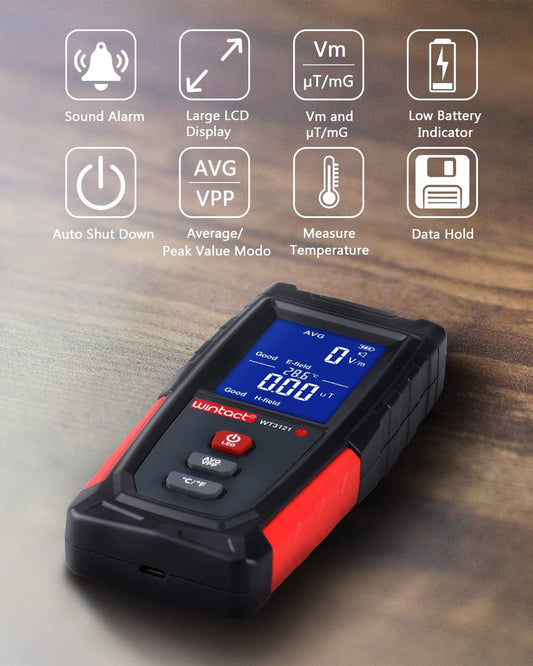 WINTACT WT3121 EMF meter gallery image 2