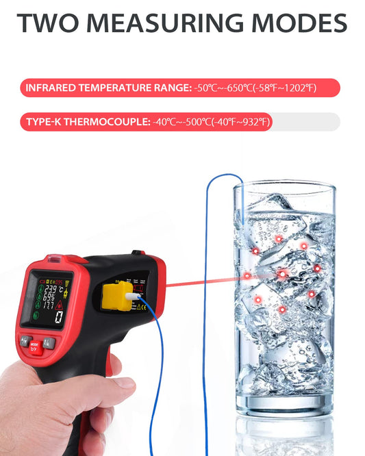 WINTACT WT323C infrared thermometer gallery image 2