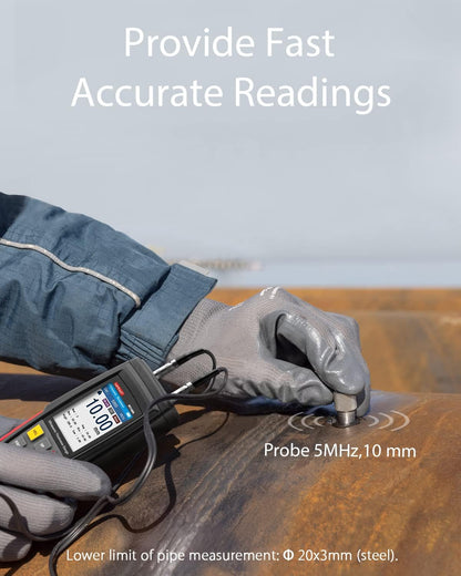WINTACT WT100A ultrasonic thickness gauge gallery image 5