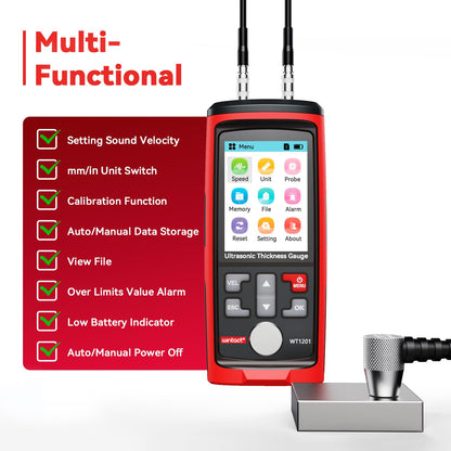 WINTACT WT1201 ultrasonic thickness gauge gallery image 4