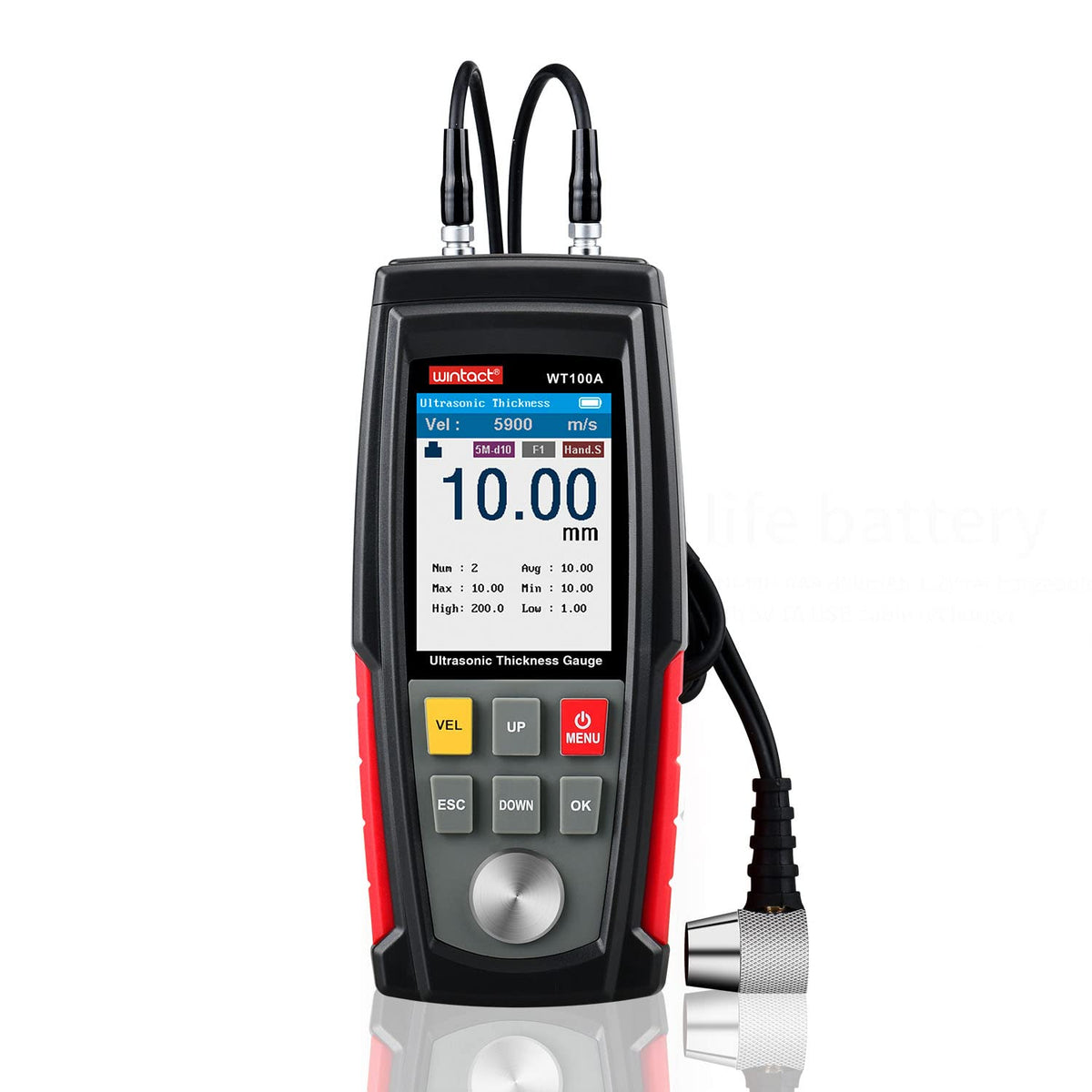 WINTACT WT1201 ultrasonic thickness gauge gallery image 6