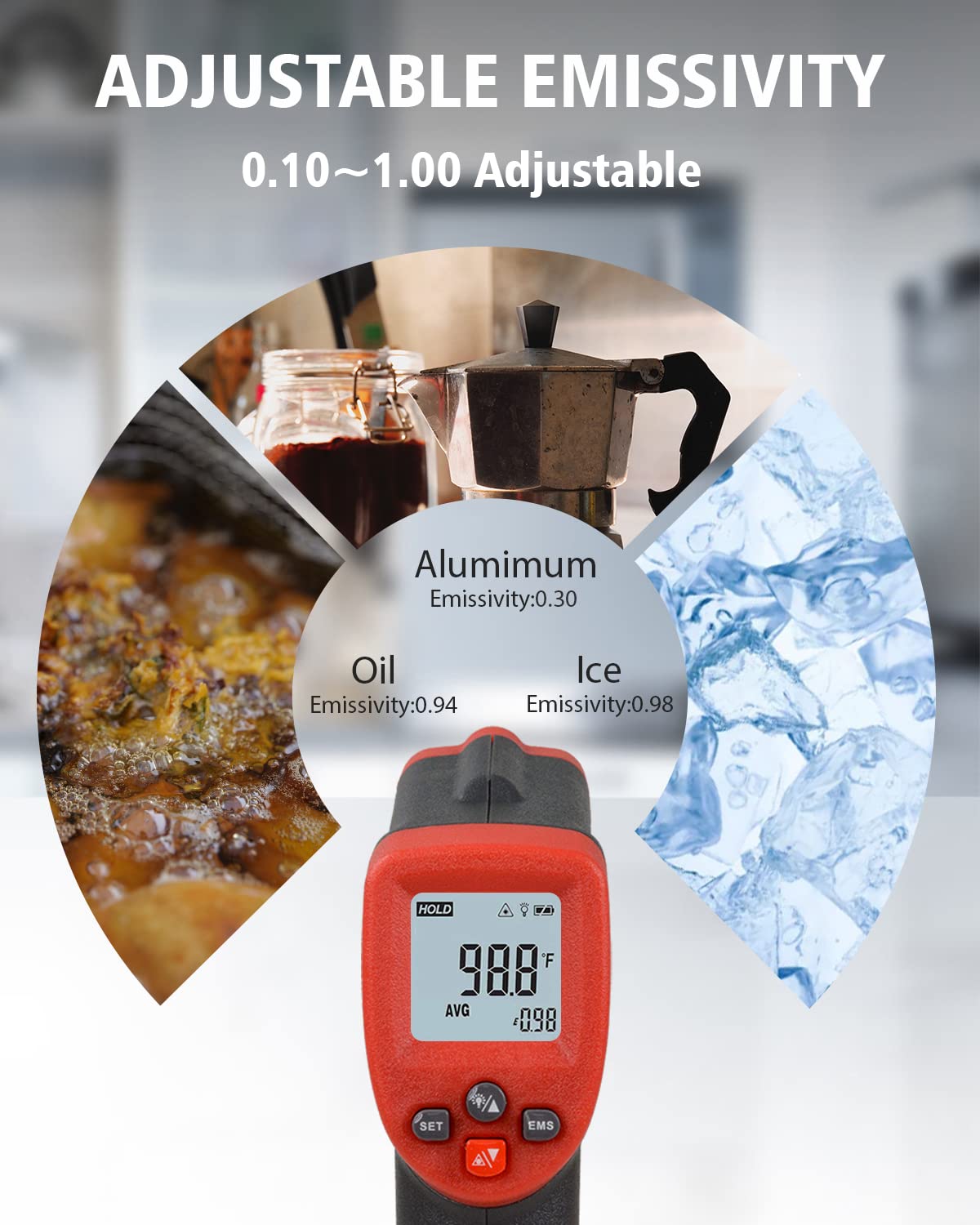 WINTACT WT300 infrared thermometer gallery image 3