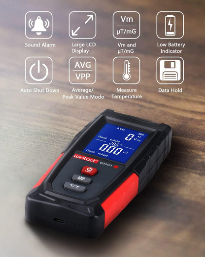WINTACT WT3121 EMF meter gallery image 2