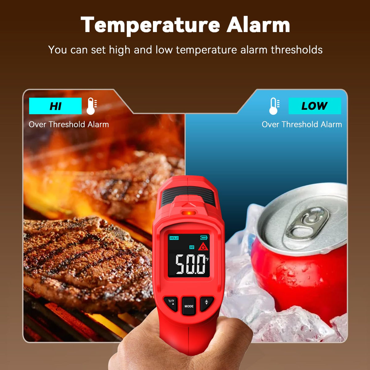 WINTACT WT313B infrared thermometer gallery image 4