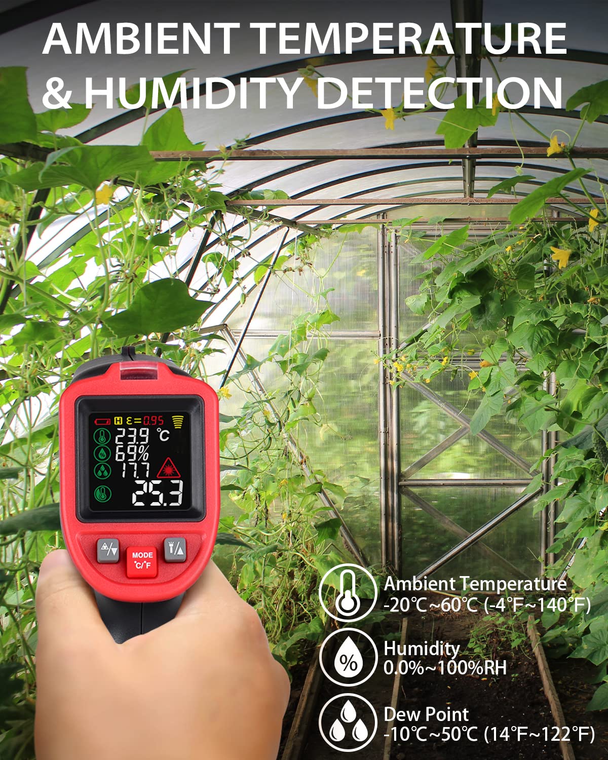 WINTACT WT323C infrared thermometer gallery image 4