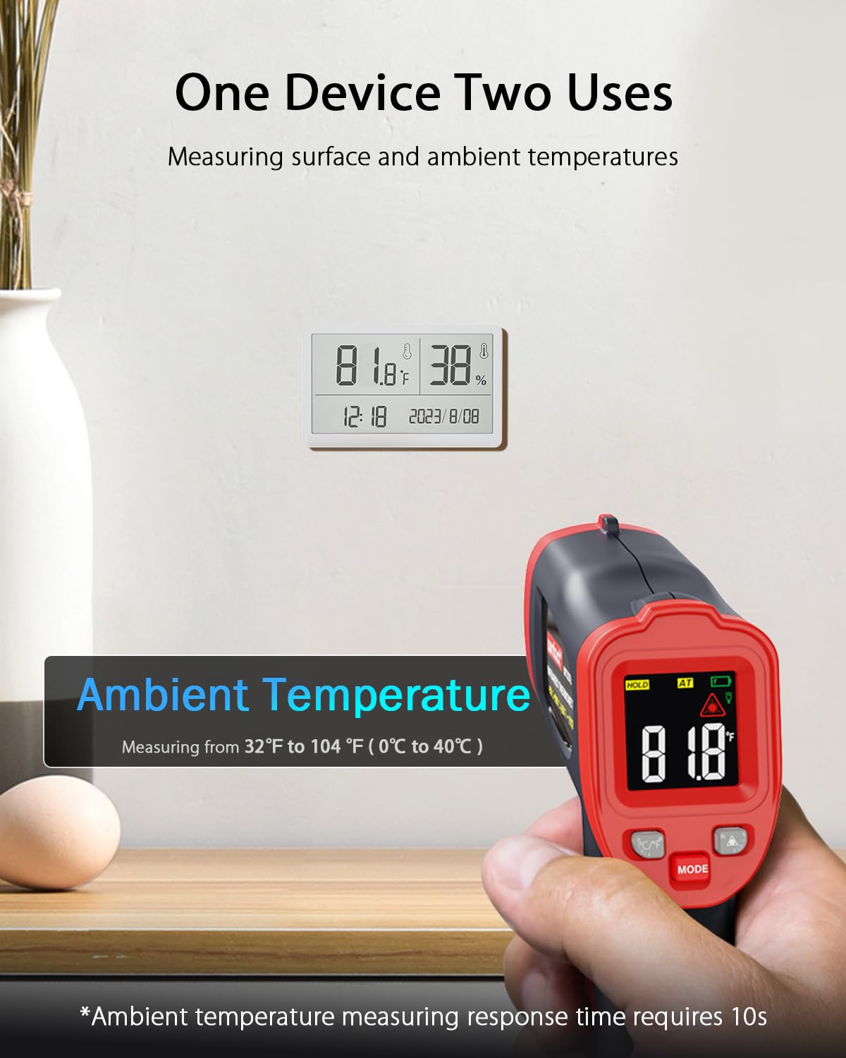 WINTACT WT327A infrared thermometer gallery image 4