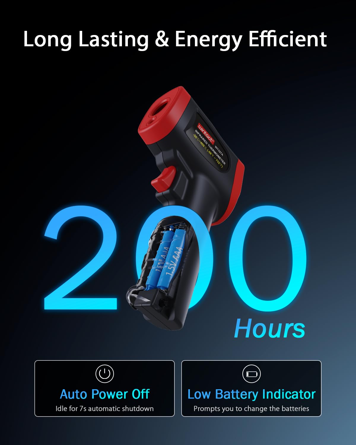 WINTACT WT327A infrared thermometer gallery image 6