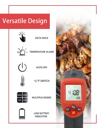 WINTACT WT550 infrared thermometer gallery image 2