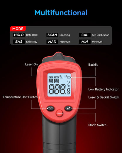 WINTACT WT590 infrared thermometer gallery image 6