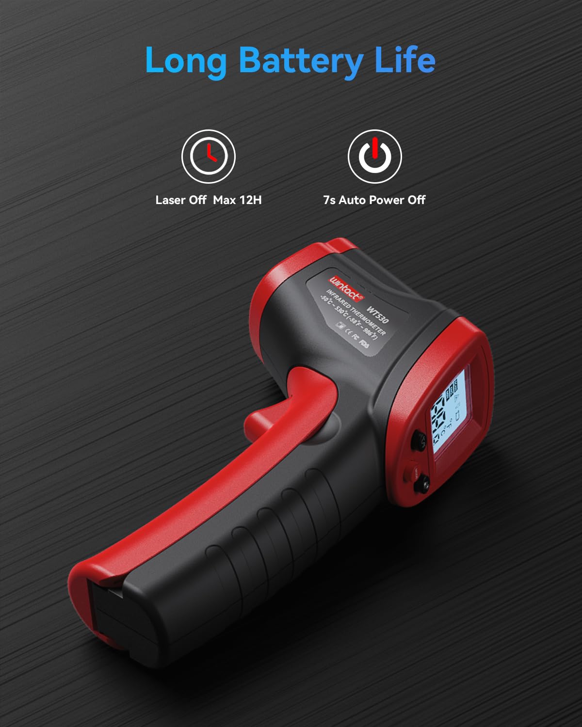 WINTACT WT590 infrared thermometer gallery image 7