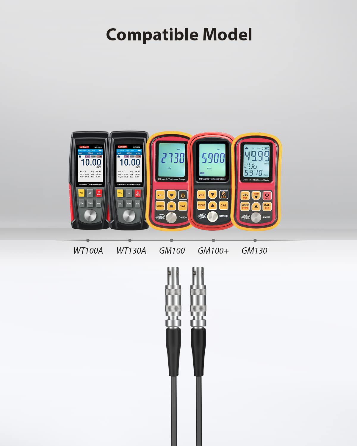 WINTACT WT5Md10 ultrasonic thickness gauge probe gallery image 3