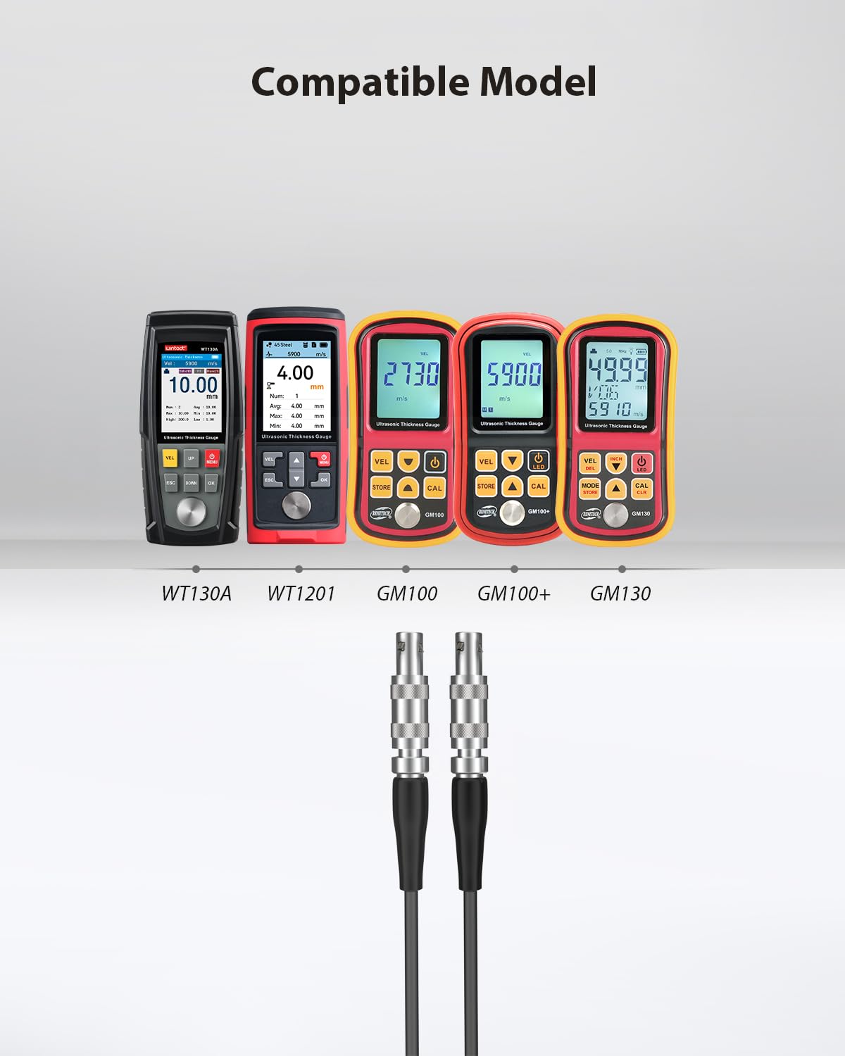 WINTACT WT5Md6 ultrasonic thickness gauge probe gallery image 3