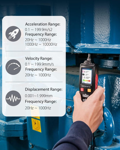 WINTACT WT63B digital vibration meter gallery image 3
