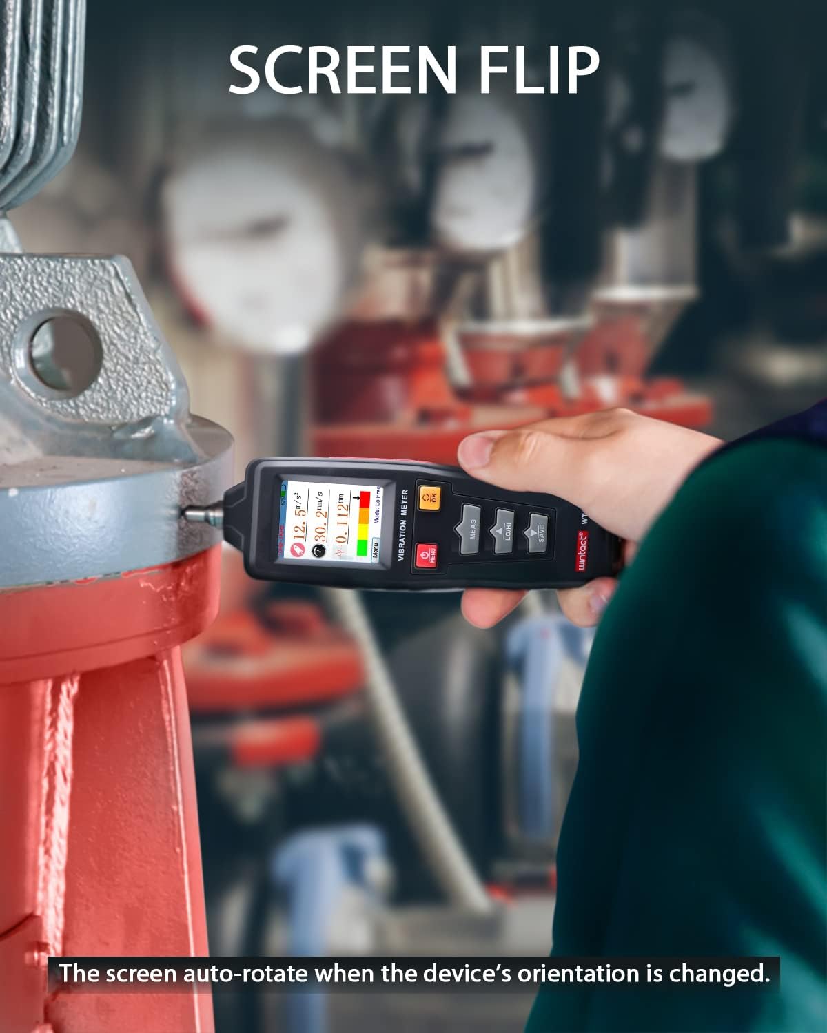 WINTACT WT63B digital vibration meter gallery image 5