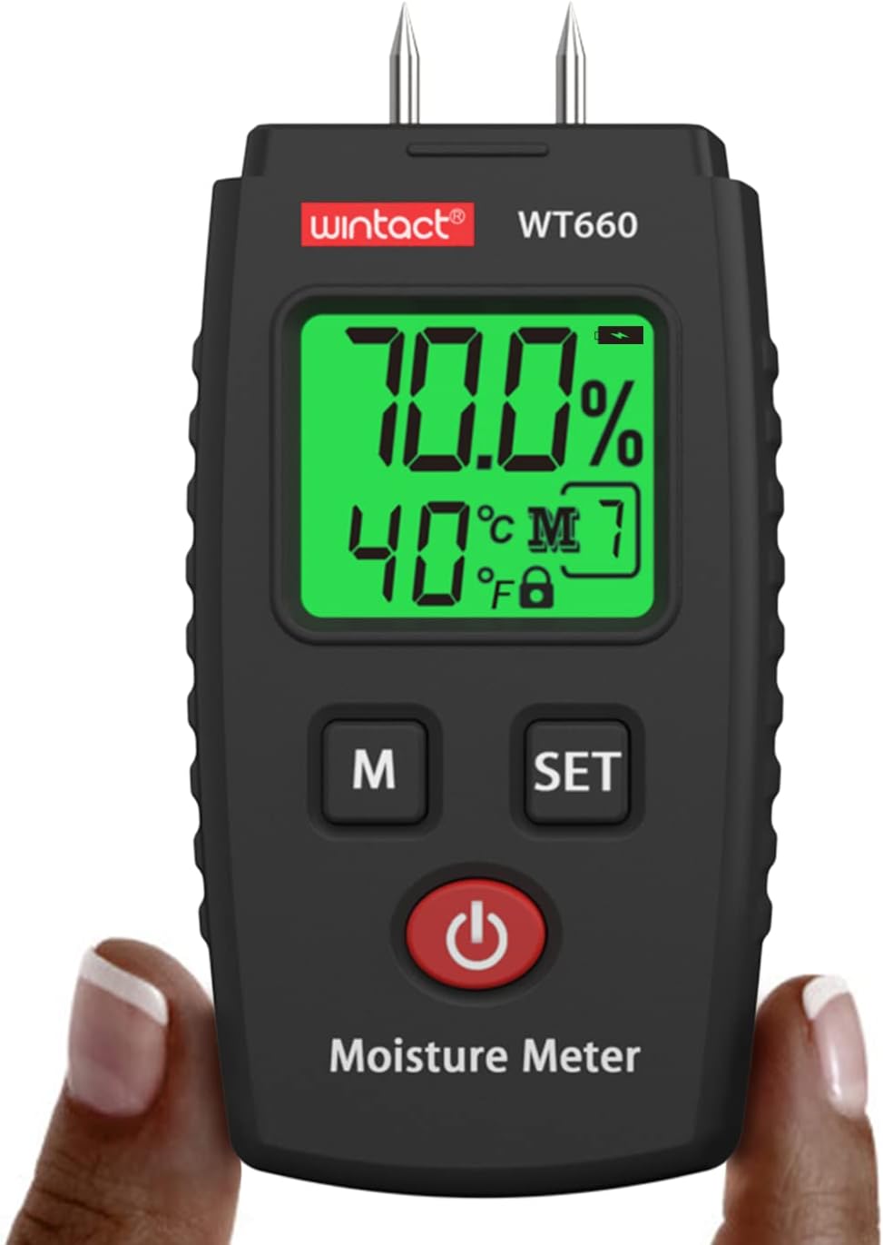 WINTACT WT660 pin moisture meter gallery image 1