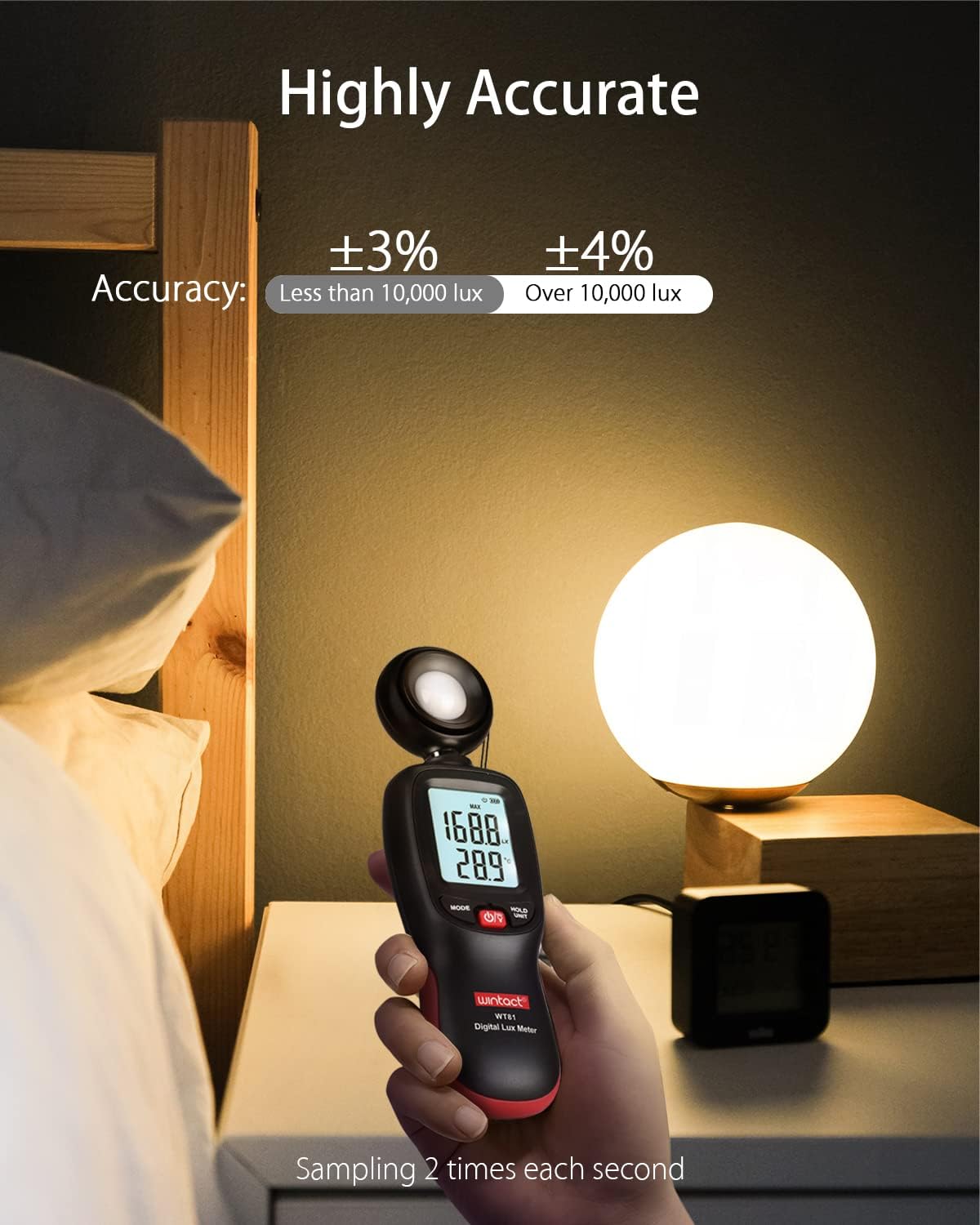 WINTACT WT81 digital light meter gallery image 3