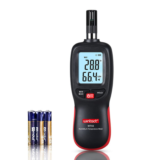 WINTACT WT83 temperature humidity meter gallery image 1