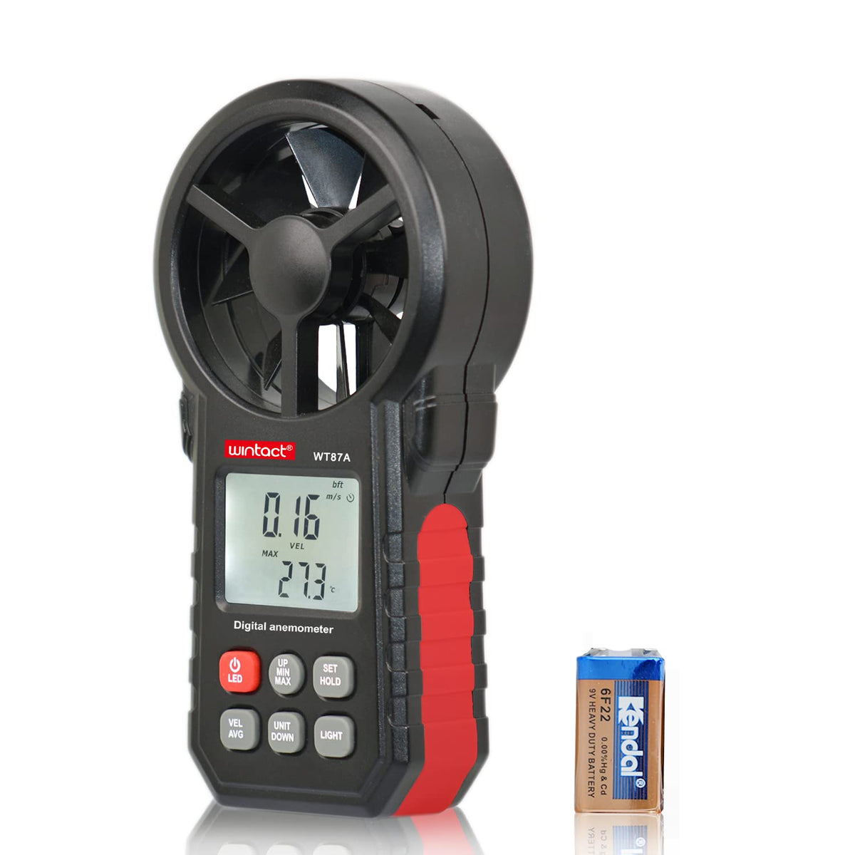 WINTACT WT87A digital anemometer gallery image 1