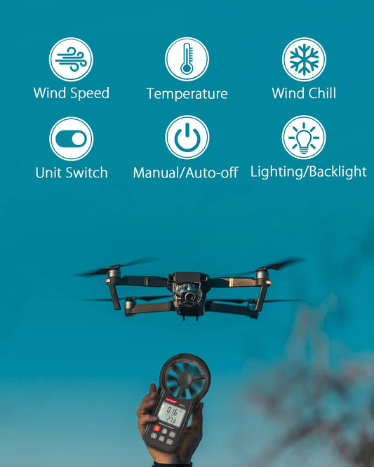 WINTACT WT87A digital anemometer gallery image 2