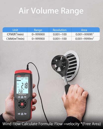 WINTACT WT8907 digital anemometer gallery image 3